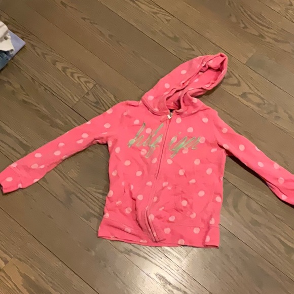 Nike Pink Polka Dot Hoodie - Picture 1 of 1